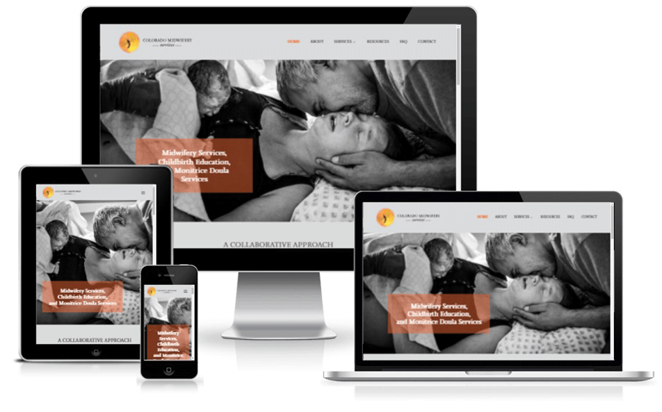 colorado midwifery services webdesign